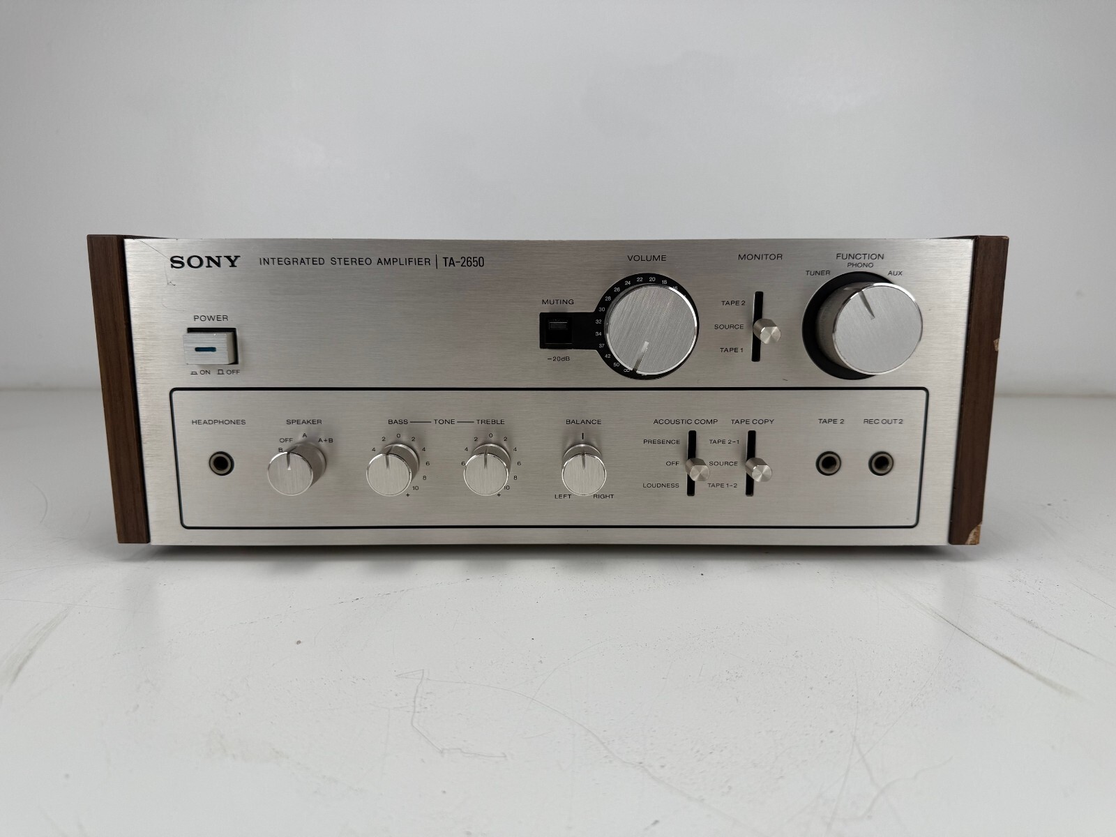 【昭和レトロ】SONY TA-2650 インテグレーテッドステレオアンプ Sony TA-2650 Integrated Stereo Amplifier - Serviced | eBay