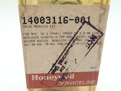 Honeywell 14003116-001 Valve Rebuild Kit for 3/4