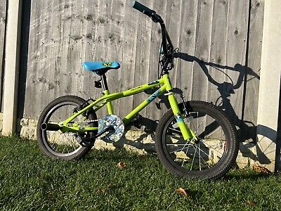 Boys Green Apollo BMX Bike 16 Inch Wheels age 4 To 7 approx Great Condition