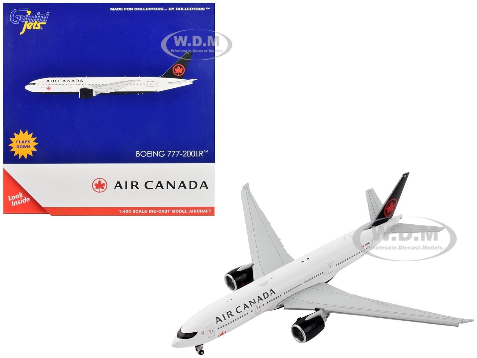3/24…new! Air カナダ／Boeing777 1/150巨大モデル BOEING 777-200LR AIRCRAFT W/FLAPS DOWN 