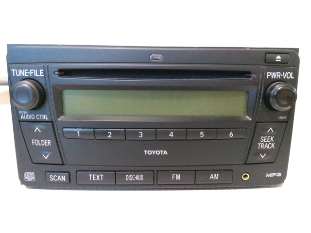 Toyota cd player