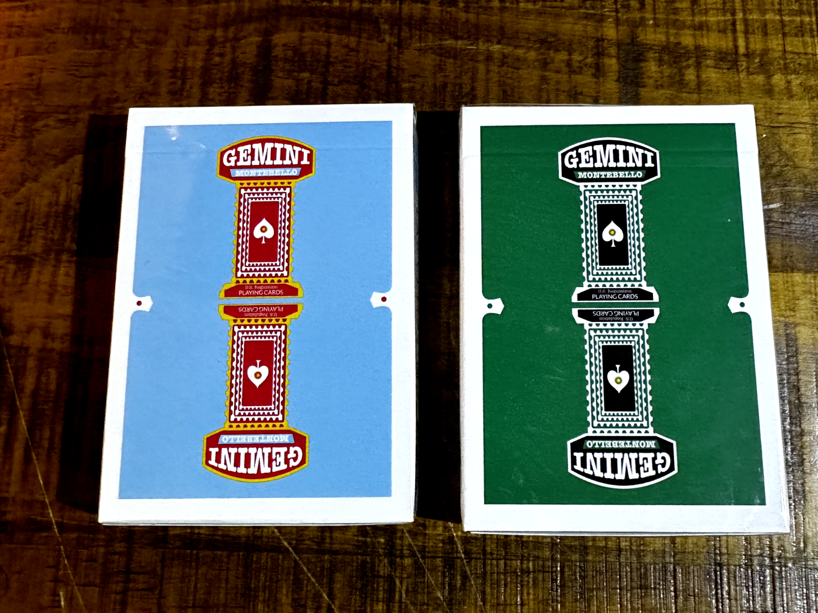 トランプ GEMINI CASINO GILDED EDITION 2 decks Gemini Casino Collector & Emerald Green Playing