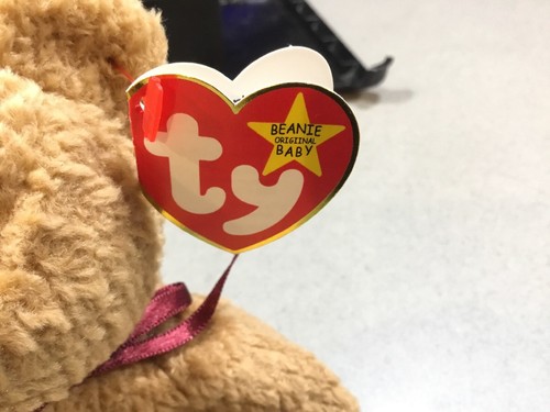 Rare Curly Beanie Baby Extra i In Original No R In Surface ; Not : P E Pellets
