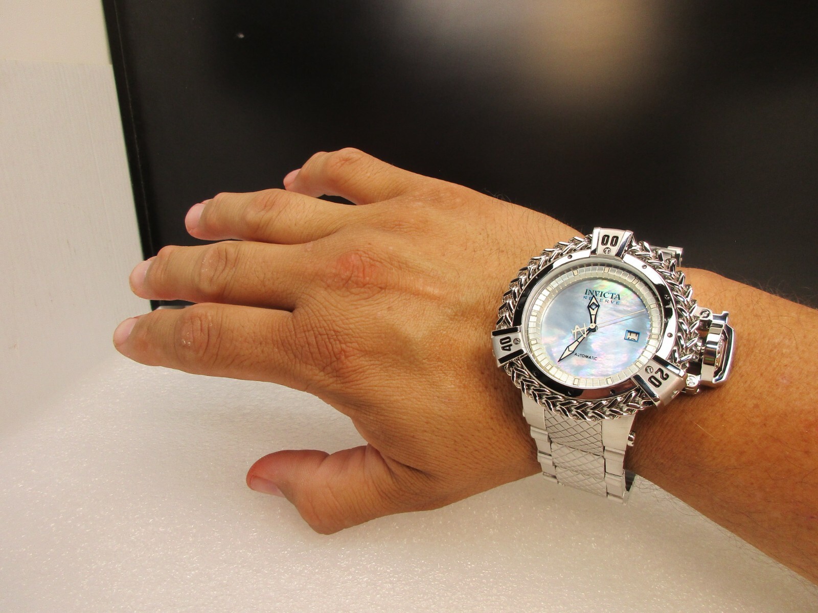 Pre-owned Invicta Reserve Herc Automatic Men's Watch 54mm, Steel 36311