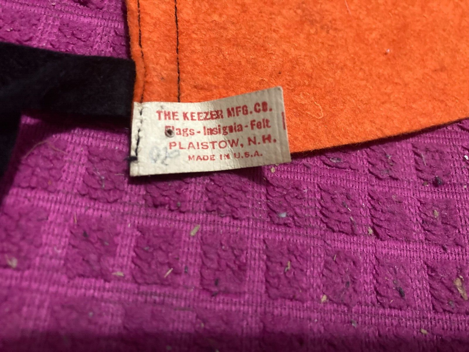 Annapolis MD Pennant State Capital - Naval Academy THE KEEZER MFG CO Plaistow NH