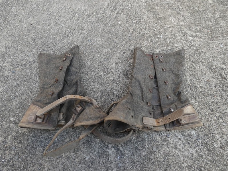 France 1940 1945 Paire De Guetres De Chasseurs Alpins Bca Vendu En L'Ã©Tat