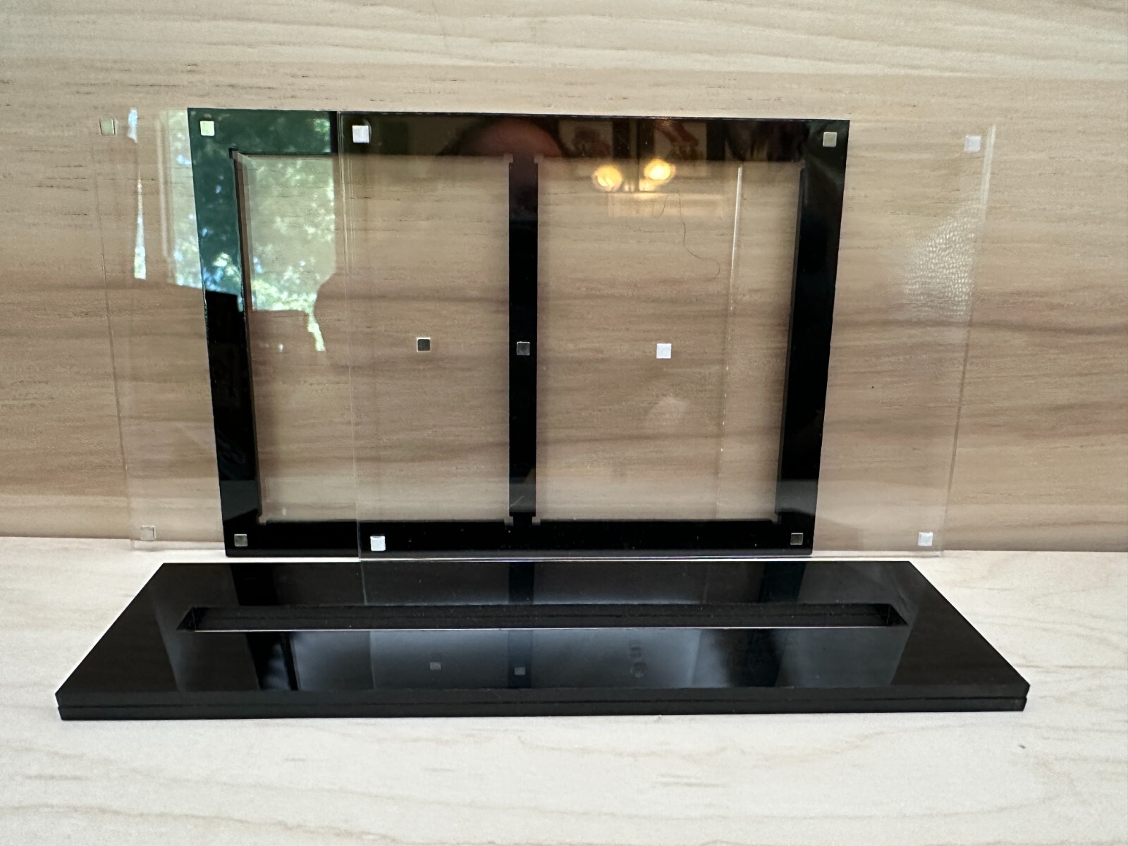 UD Marvel Magnetic Dual 2 Card Holder W/Display Stand 140pt Horizontal Black