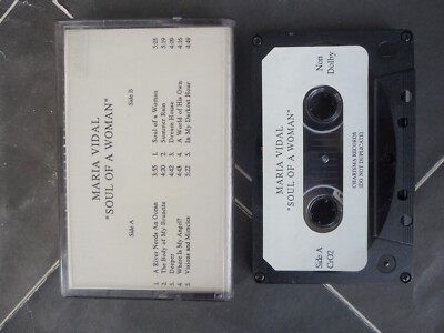 MARIA VIDAL - SOUL OF A WOMAN - ADVANCE PROMO CASSETTE (COLLECTORS SPECIAL)