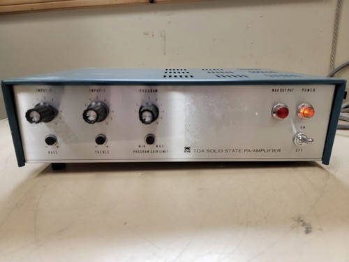 TOA Solid State PA-Amplifier TA-955 | eBay TOA Solid State PA-Amplifier TA-955 | eBay