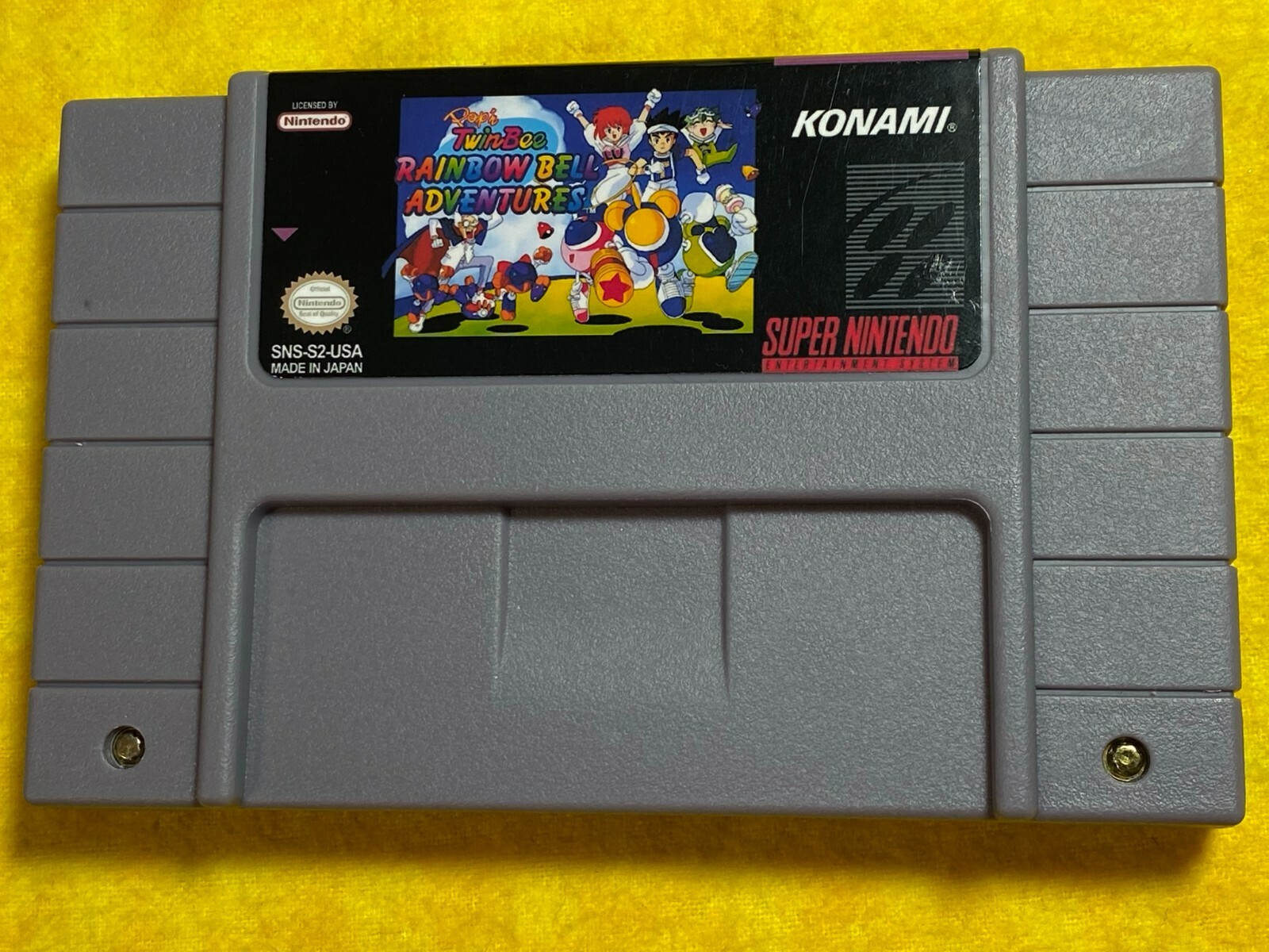 Nintendo Super Famicom TwinBee Rainbow Bell Adventure CIB