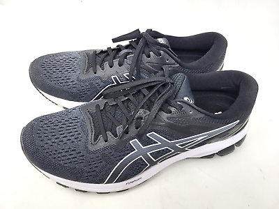 ASICS Men s GT 1000 10 Running Shoes Black White Size 12 US eBay