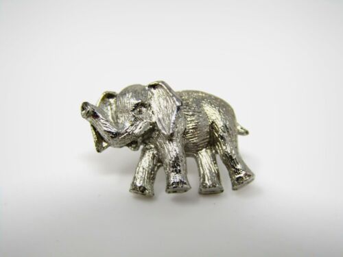 Vintage Collectible Pin: ELEPHANT Silver Tone