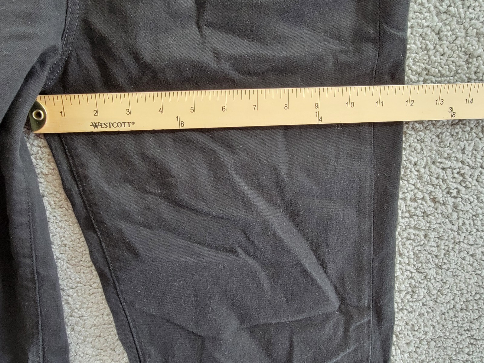Joe's Jeans The Pleated High Rise Wide Leg Jeans Women's 27 Black Zipper Fly - Picture 5 of 17
