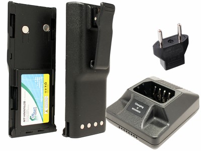 2x Battery +Charger +EU Adapter for Motorola GP300, LCS2000, HNN9628. Buy it now for 53.99