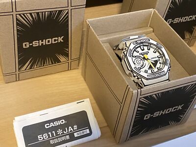 Pre-owned Casio G-shock Ga-2100mng-7ajr White Ga-2100mng-2ajr Blue 2set Watch Manga Jpn
