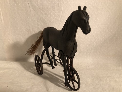 1880s Ives Walking Horse Cast Iron Pull Toy Antique
