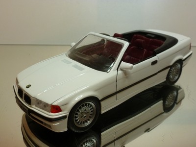 SCHABAK 1605 BMW 325 E36 CABRIOLET WHITE 1:24 VERY GOOD 1