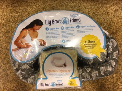 MY BREST FRIEND Original Nursing Pillow and Organic Slipcover 2 piece set  - Bot