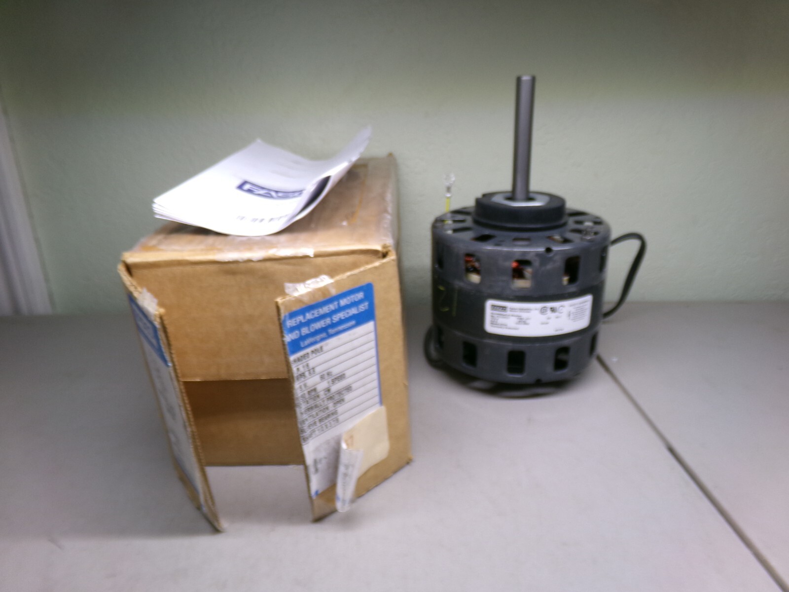 Blower Motor 115v 1/6hp