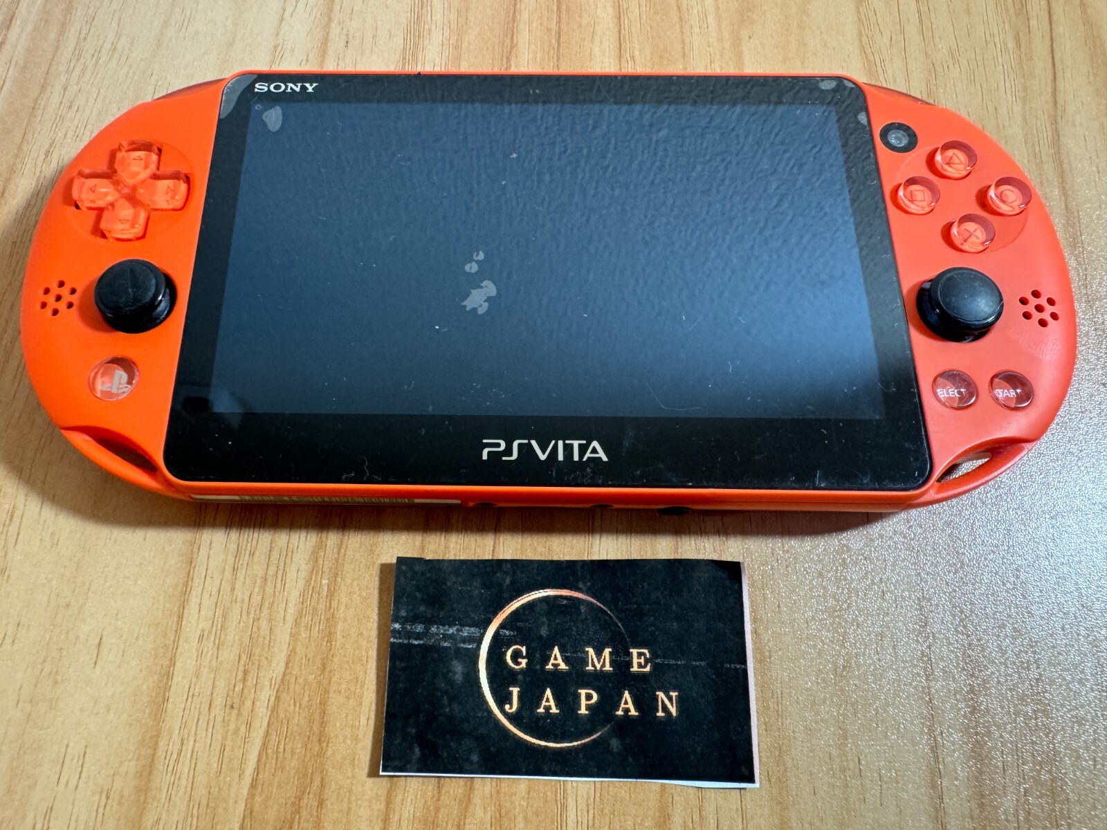 PS Vita Neon Orange PCH 2000 Za24 Console only PSV Slim Used