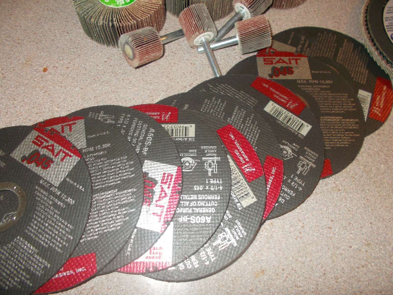 23-MISC. BRANDS Grinding Wheel LOT