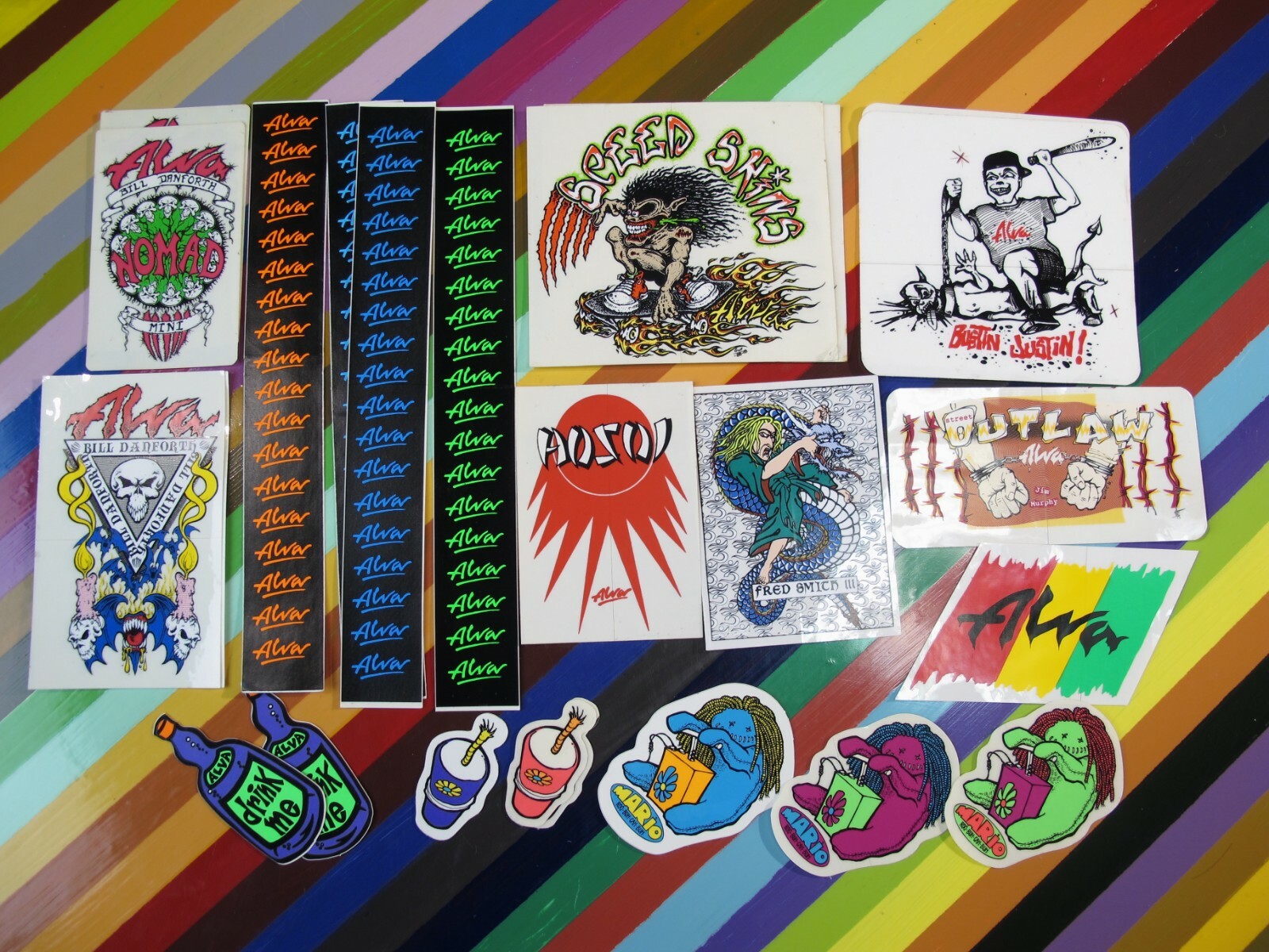 レア 80s Alva sticker アルバ ステッカー オールドスケート レア 80s Alva sticker アルバ ステッカー オールドスケート