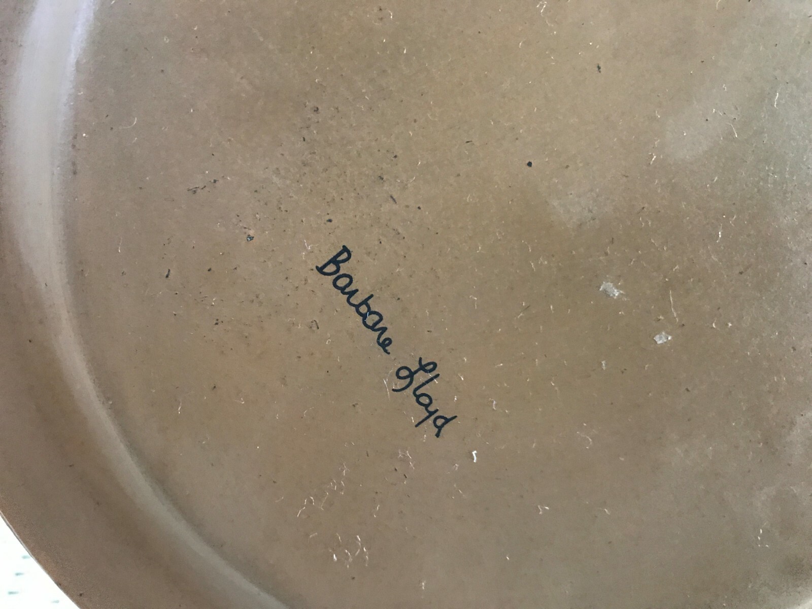 Primitive Style Wall Plate by Barbara Lloyd