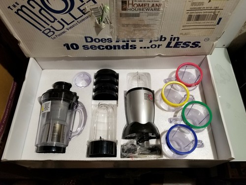 Magic Bullet--Complete 21-Piece Set with Blender-New