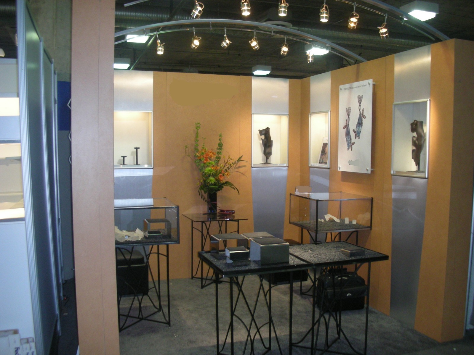 10 x 10 Solid Wood Tradeshow Exhibit booth and Trailer for Storage & Towing