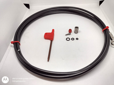 Hydraulic Hose Kit For Sram eTap Monoblock Caliper S900 Road Brakes   2m Black