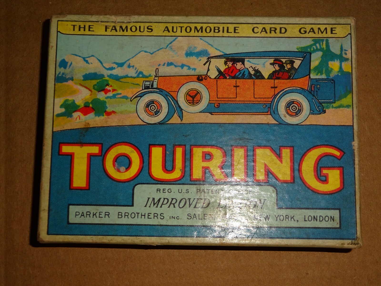 米LP Parker Brothers Parker Brothers CVE2811 CROWN VETCH ENTERPRISES INC. /00260 Game of State Capitals Board Game Vintage 1952 Parker
