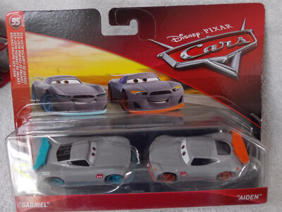Disney Pixar Cars Movie Rust Eze Racing Center 2 Pack Gabriel & Aiden
