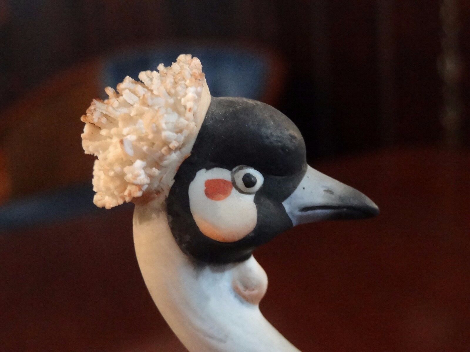 LEFTON China Female Crane Spaghetti Crest Porcelain #KW1058A Japan Vintage