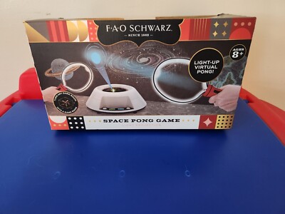 FAO Schwarz Light-Up Virtual Space Pong Game - OPEN BOX
