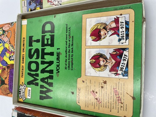 Vintage Villains and Vigilantes Box Set Role Playing Game 2nd Ed 2001 (1982)