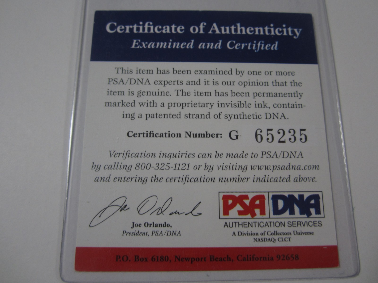 JEFF GORDON Autographed Winners Circle Diecast NASCAR Car w/ Card PSA/DNA CoA