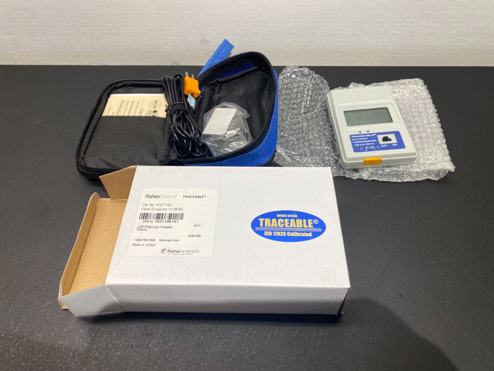 Fisherbrand 15-077-961 RTD -100 Platinum Freezer Thermometer 11739765 w Warranty