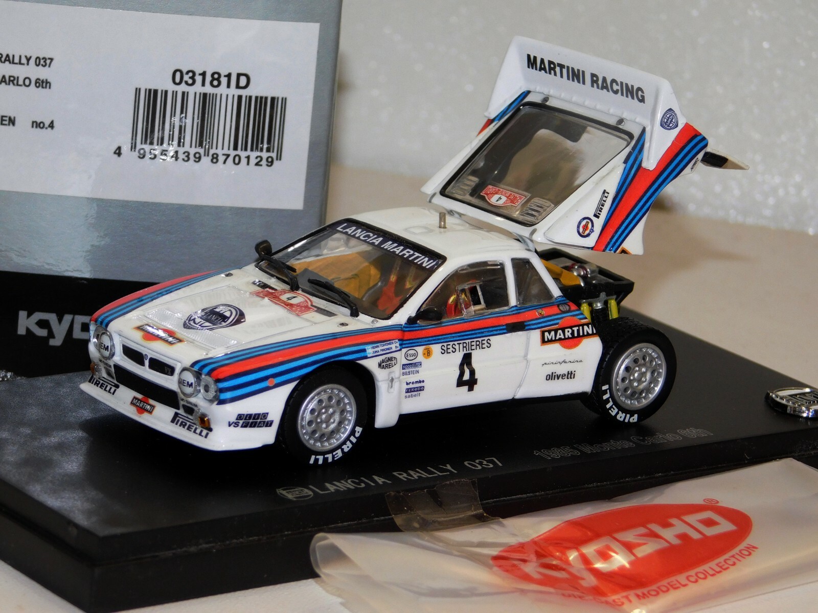 REVIEW: Kyosho Lancia 037 Martini #1 Winner – Rally