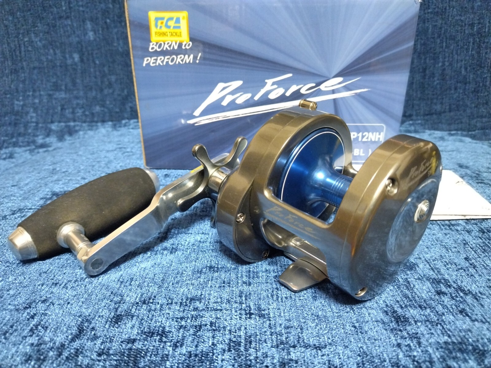 リール TiCA ProForce SWP12NH □ TICA PROFOCE SWP12NH (I-BL) Offshore Reel Customized with