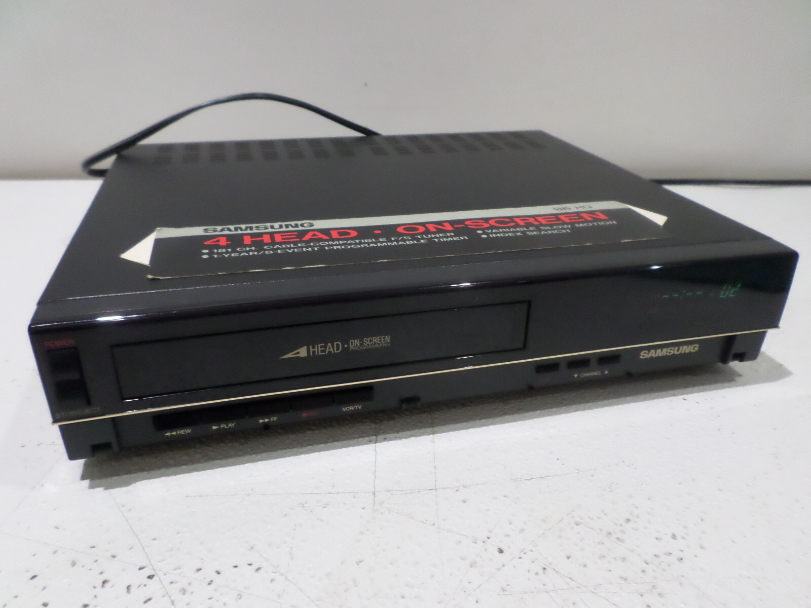 VINTAGE! SAMSUNG VR5711 4-Head VHS VCR HQ - Tested! | eBay