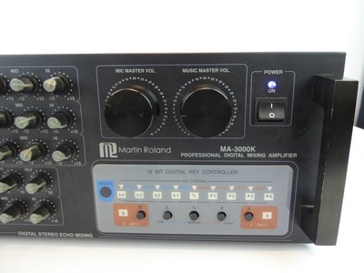 As Is Martin Roland Digital Mixing Amplifier MA3000K Professional Karaoke 600W