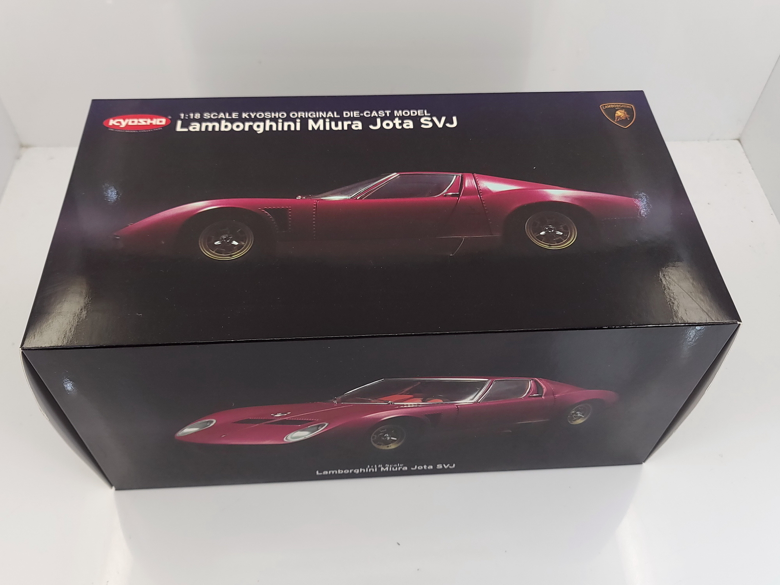 Kyosho 1:18 scale Lamborghini Miura Jota SVJ 1971 Chassis Kyosho 1:18 scale Lamborghini Miura Jota SVJ 1971 Chassis