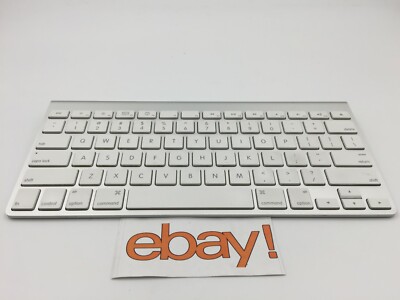 GENUINE Apple Wireless Bluetooth Keyboard Mac Aluminium -MC184LL/B (A1255) 