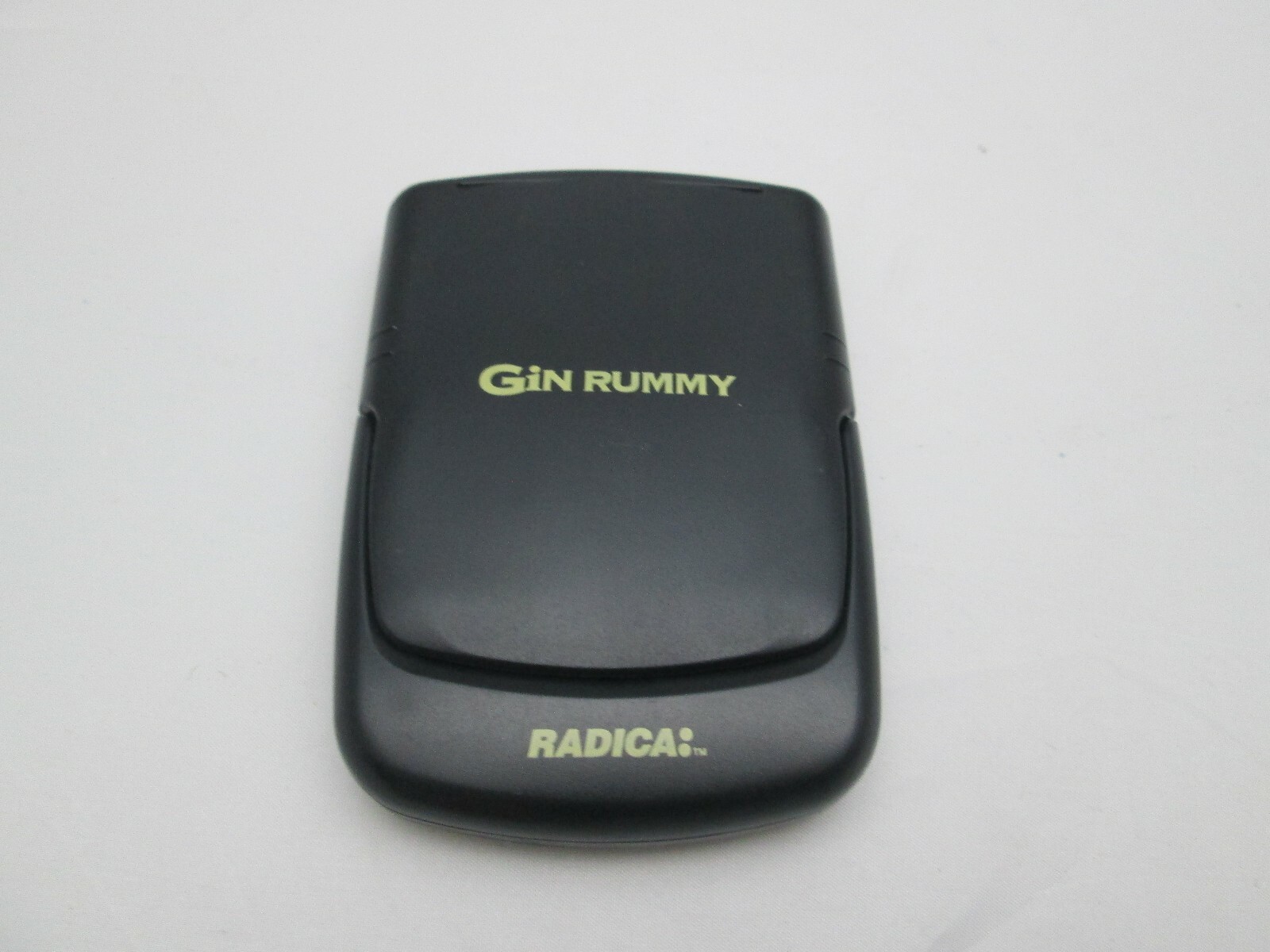 RADICA GIN RUMMY ELECTRONIC HANDHELD GAME CASINO CARD LCD TOY TRAVEL POCKET
