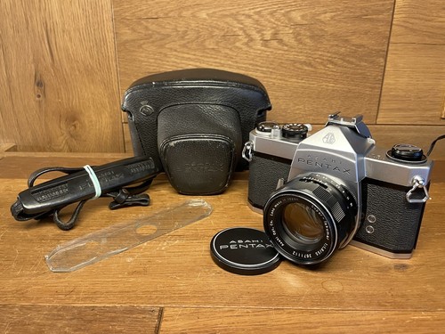 Almost Mint w/ Case* Pentax SL Film Camera Super Takumar 55mm F