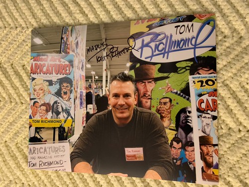 とまとまと サイン本 Tom Richmond Signed 8 X 10 Photo Autographed Mad Magazine