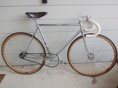 chrome Campagnolo cable holders from Schwinn Paramount
