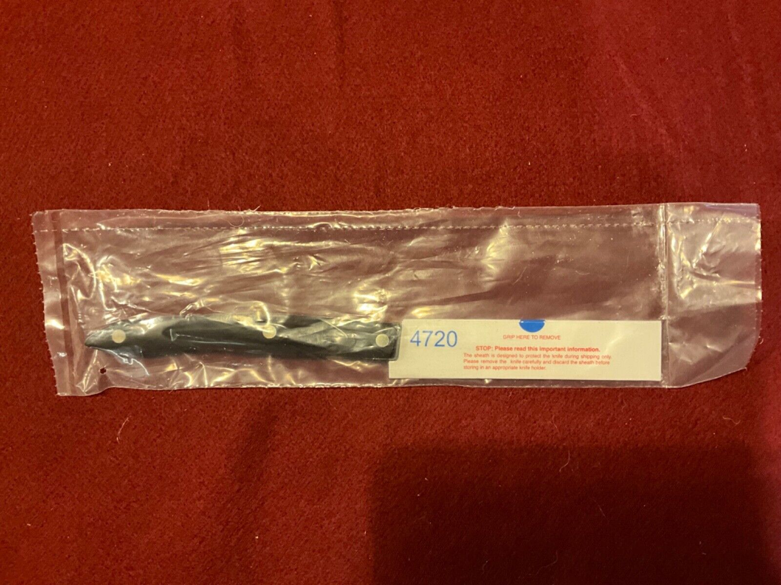 Cutco 4720 4" Gourmet Paring Knife  CLASSIC  BRAND NEW  *FREE and FAST SHIPPING*