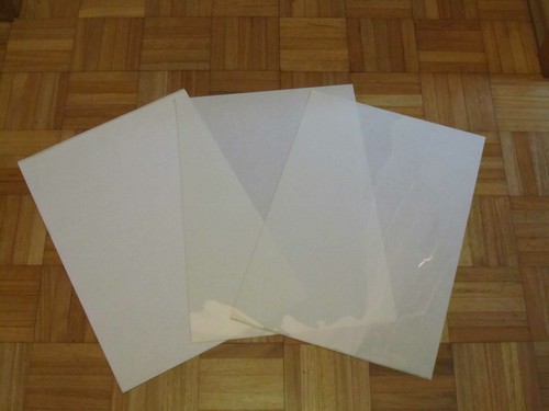 3 Stück DIN A3 Folien für Overheadprojektor