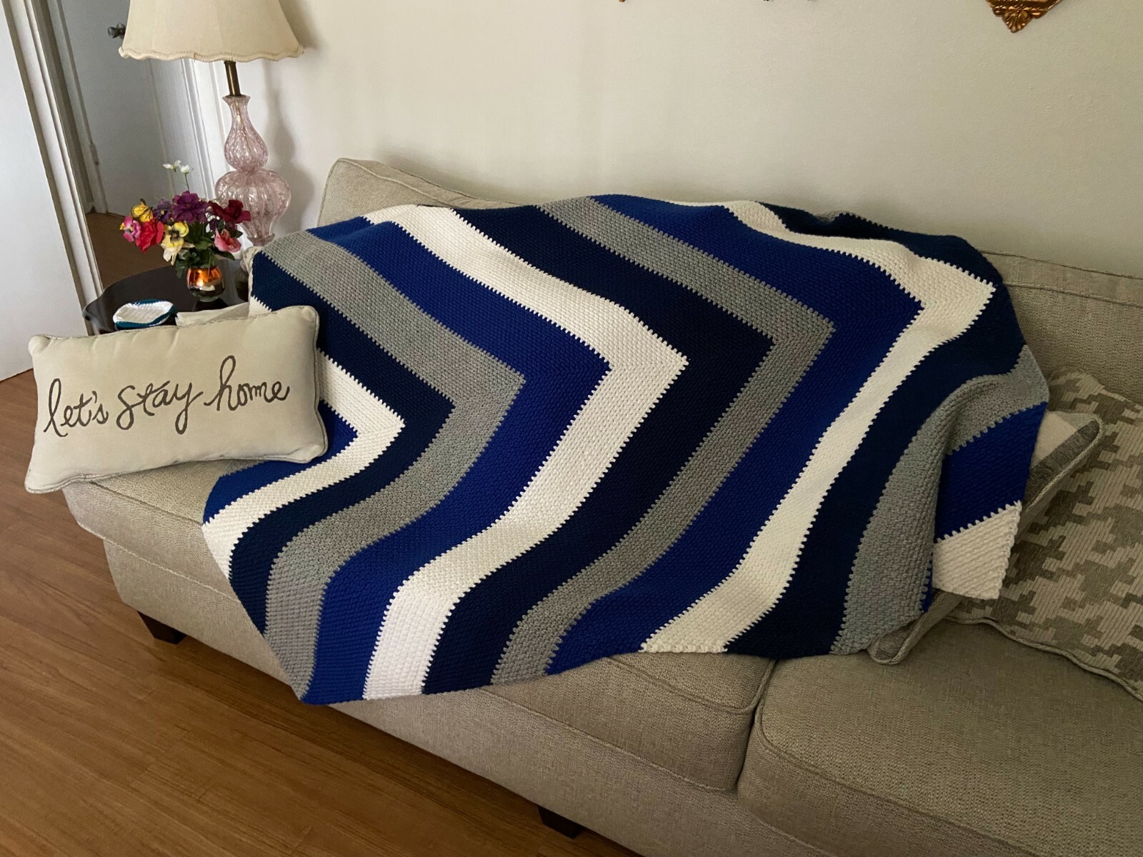 Crochet Dallas Cowboys Handmade Afghan Blanket eBay